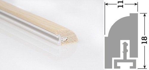 18x11mm 3m FSC Softwood Timber Door Blade Unprimed (30 Lengths)