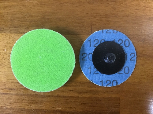 (10 Pack) 120g 50mm Ø  Siafix Sanding Discs Ceramic
