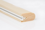 28mm x 15mm 3m Timber Staff Bead Unprimed (Single Length)